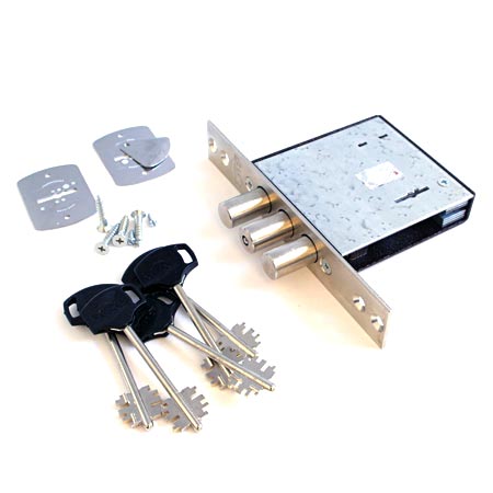 Замок врез. Лазурит 1.02.07