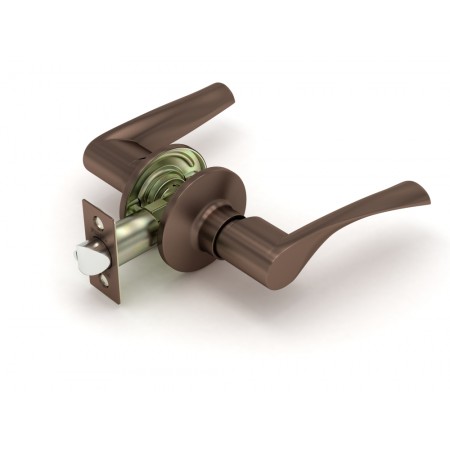 Ручка защелка  894 AC-P (медь) без. фик.