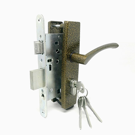 Замок врезной Зенит-ЗВ4-3.06 (бронза)