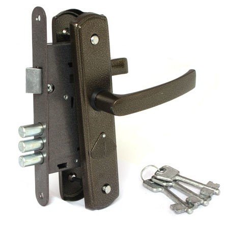 Замок врезной ЗВ 9-4-1-4-11 (бронза)