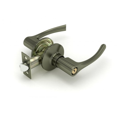 Ручка защелка  829 AB-E (бронза) кл/фик.