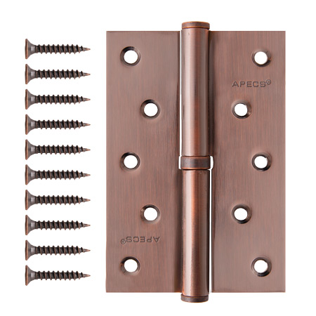 Петля врезная Apecs 120*80-B-Steel-AC-R