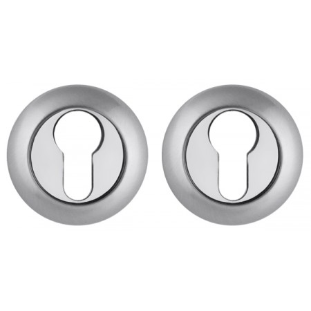 Накладка под цилиндр ET RM SC/CP-16 матовый хром/хром