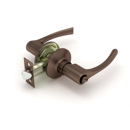 Ручка защелка  829 AC-B (медь) фик.