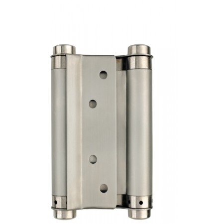 Петля пружинная двусторонняя DAS SS 201-4"  (100*70*1.5) SN Мат. никель