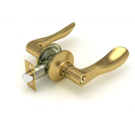 Ручка защелка  891 SB-E (мат. золото) кл/фик.