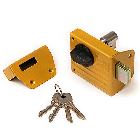 Замок накладной Зенит-ЗН-1-2.1 (золото)