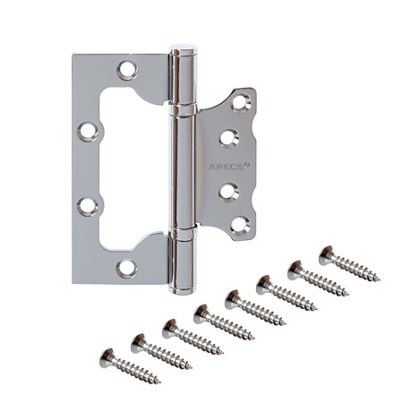 Петля накладная Apecs 100*75*2,5-B2-Steel-CR-Blister