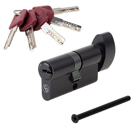 Цилиндровый механизм Code Deco ZM-60-C-BLM