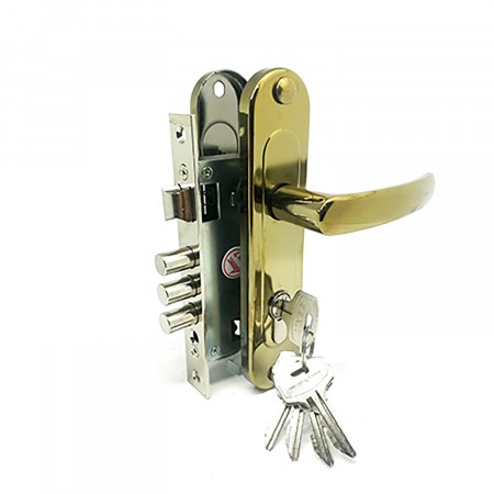 Замок врезной Зенит-ЗВ7-60.1-02 (золото-лак)