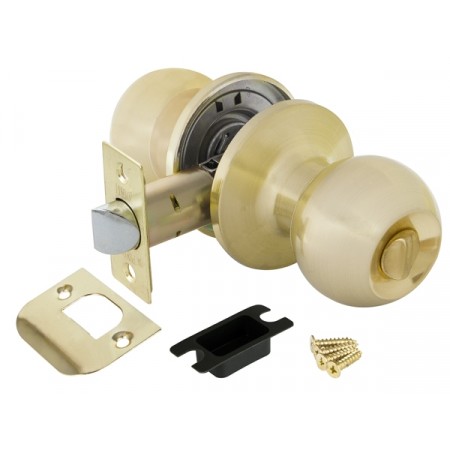 Ручка защелка 6072 SB-B (фик.) мат. золото