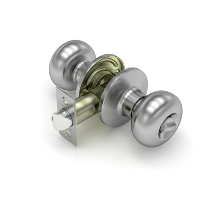 Ручка защелка  682 SN-B (мат. никель) фик.