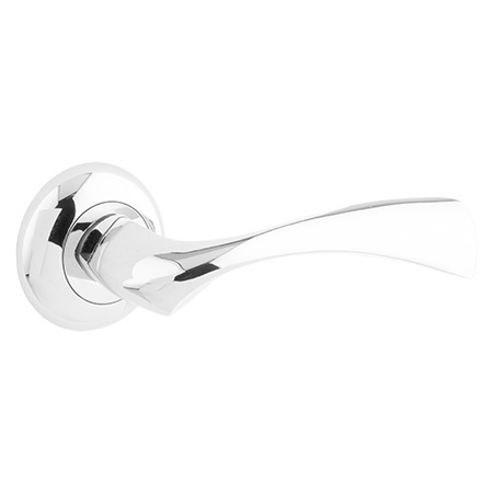 Ручки дверные H-0824-A-CR (открытая упаковка)