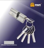 Цилиндровый механизм MSM C 90 40-50 никель ключ/ключ