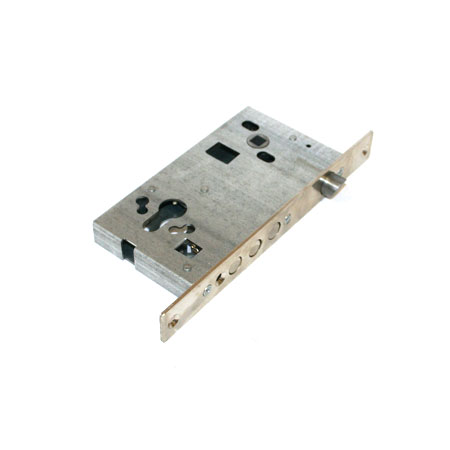 Замок врез. Кремень 1.03.25 никель, под цилиндр-стержни 3 шт., диаметр 12мм под фалевую ручку