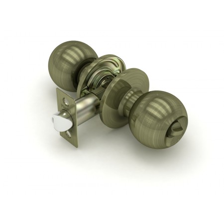 Ручка защелка  672 AB-B (бронза) фик.