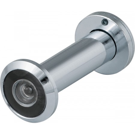 DVZ2, глазок, 16/200/60x100 (оптика пластик, угол обзора 200) CP Хром