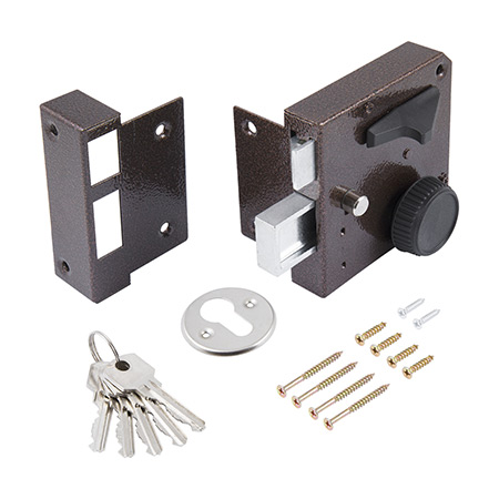 Замок накладной Омега ЗН3А ПНЗ (медь)