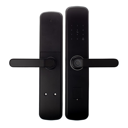 Ручки на планке электронные Apecs Smart HPE-8001-BLM (TTLock, WiFi, FP)