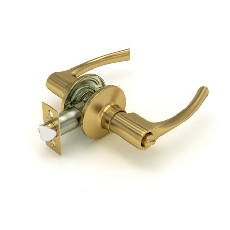 Ручка защелка  829 SB-B (мат. золото) фик.