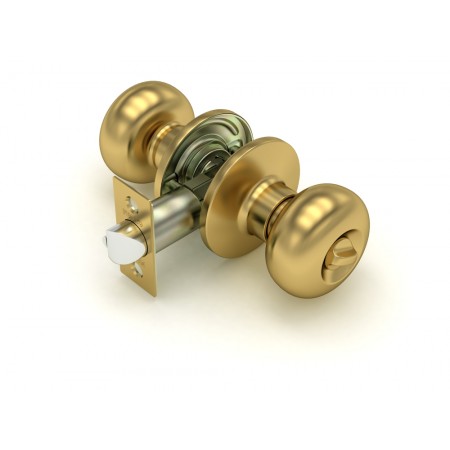 Ручка защелка  682 SB-B (мат. золото) фик.