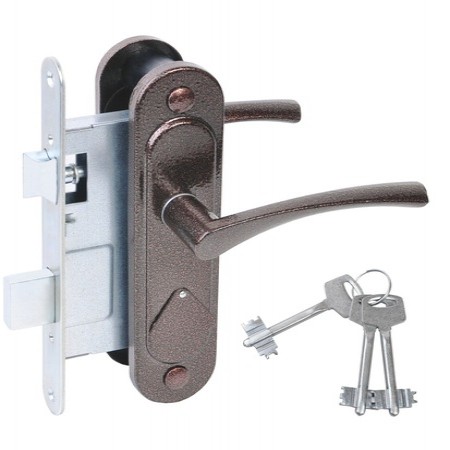 Замок врезной Абсолют ЗВ9.2-07 (Медь)