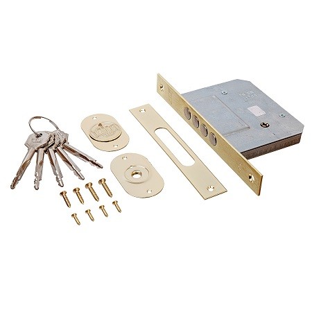 Замок врезной KALE KILIT 189/4MF-BS52-BP-5KEY-(SP, Ros)-STB 189F0000047