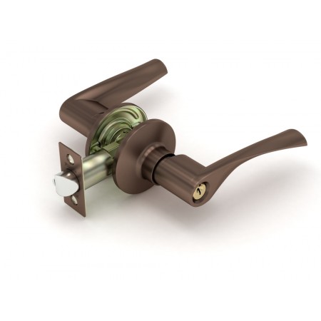 Ручка защелка  894 AC-E (медь) кл/фик.