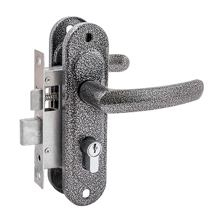 Замок врезной ЗВ 4-50.02 (серебро)