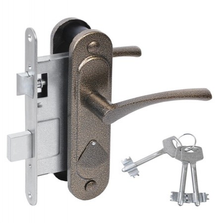 Замок врезной Абсолют ЗВ9.2-07 (Бронза)