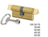 2201 100 50-50 DC OU-TT BR цилиндровый механизм треугольник-треугольник Сервисный трехгранный фигурный ключ