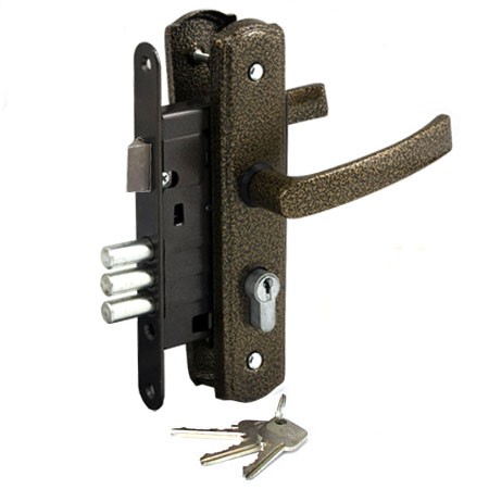 Замок врезной ЗВ 4-1-8-19 (бронз. антик)