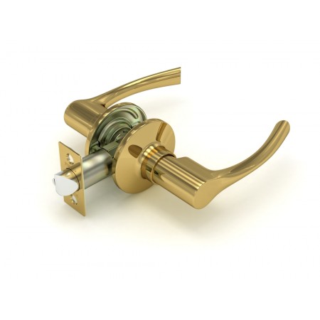 Ручка защелка  829 PB-P (золото) без. фик.