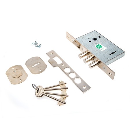 Замок врезной ГАРДИАН-1011-4кл (п/к)