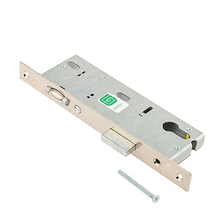 Замок врезной Гардиан "Profi" 45.11Р.24 (б/ц) с роликом