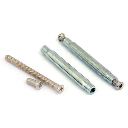 Стяжки винтовые Apecs SCR-M4-10(50)50-NI (2шт) (B2B)