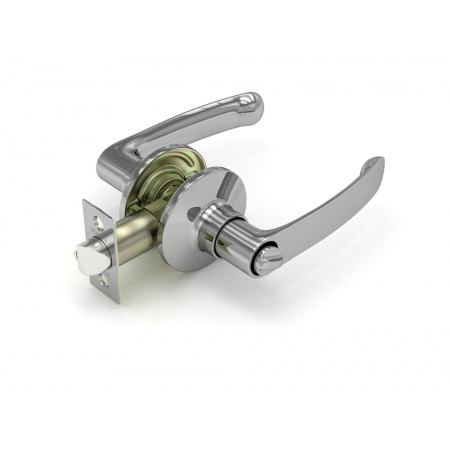 Ручка защелка  882 CP-B (хром) фик.