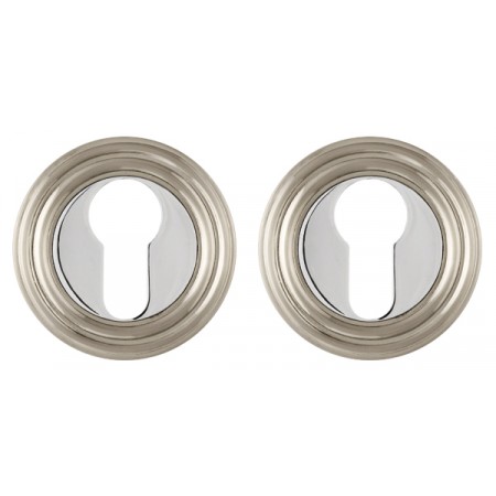 Накладка под цилиндр ET ML SN/CP-3 матовый никель/хром