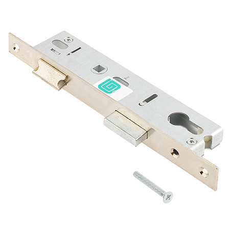 Замок врезной Гардиан "Profi" 25.11.24 (б/ц) с защелкой