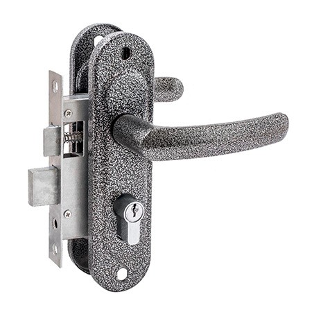 Замок врезной ЗВ 4-50.02 (серебро)