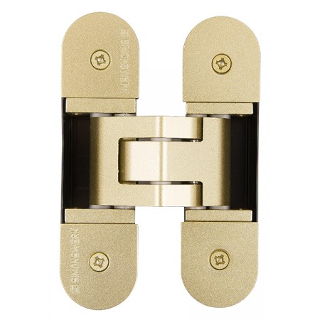 Петля скрытой установки универсальная TECTUS TE 303 3D Messing-Effekt (мат. латунь), 60 кг