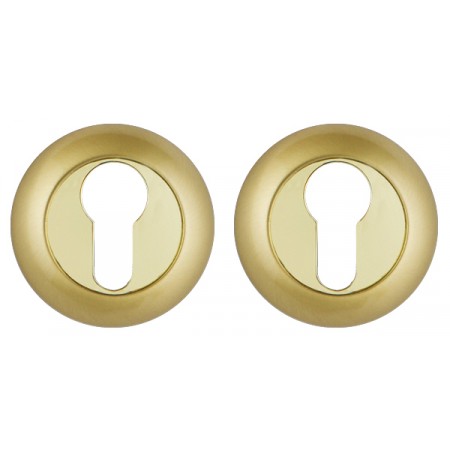 Накладка под цилиндр ET TL SG/GP-4 матовое золото/золото