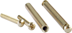 Стяжка М4х55 GP Золото с декоративной шляпкой 6,4 мм