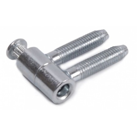 Петля ввертная ПВО-2 цинк белый