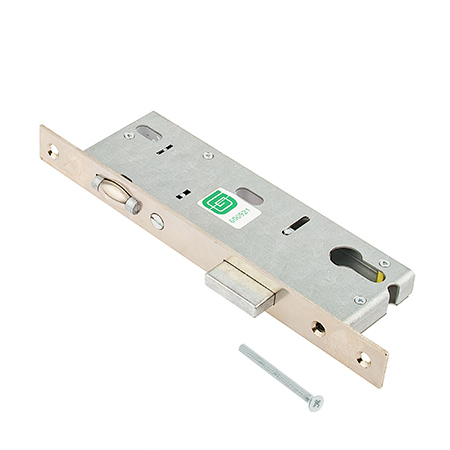 Замок врезной Гардиан "Profi" 45.11Р.24 (б/ц) с роликом