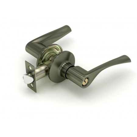 Ручка защелка  894 AB-E (бронза) кл/фик.