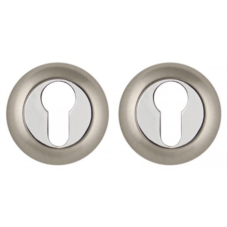 Накладка под цилиндр ET TL SN/CP-3 матовый никель/хром