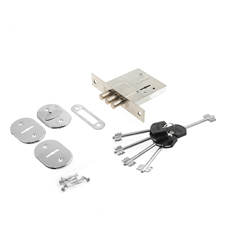 Замок врезной Зенит ЗВ8-6.4 5 ключей