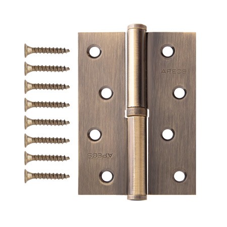 Петля врезная Apecs 100*70-B-Steel-AB-R