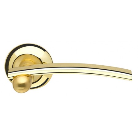 Ручка раздельная Mercury LD22-1GP/SG-5 золото/матовое золото